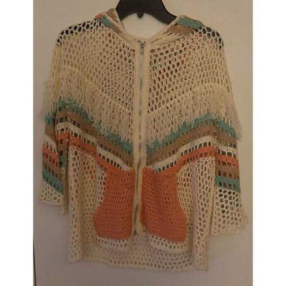 POL Crochet Sweater Zip Up  Cardigan Size S / Rare / NWOT - Picture 3 of 6